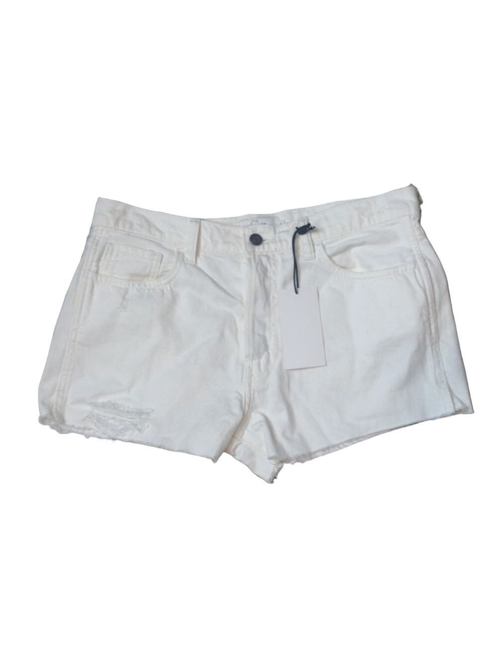 CARLY jean off white jean shorts size large